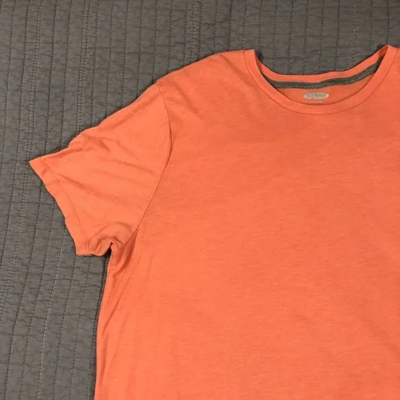 4/$15 Old Navy T Shirt Men Large Tall Coral Soft Washed Tee - Picture 11 of 16